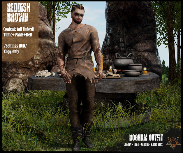 //RKS// Bogham SingleColor - Reddish Brown