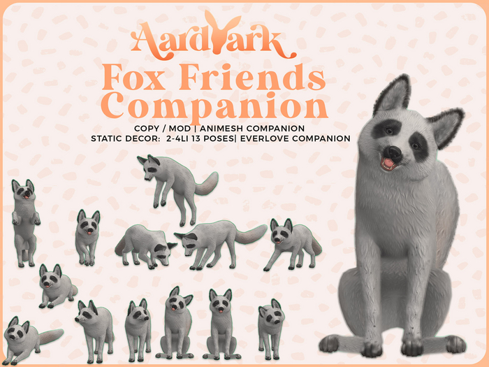 Aardvark : Fox Friends - Marble 