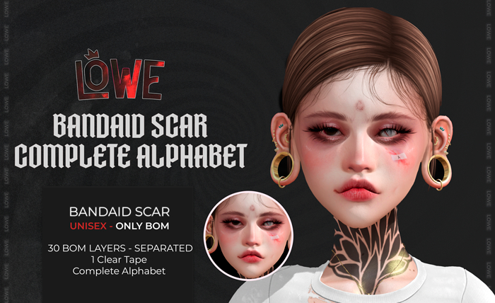! Lowe - Bandaid Scars - Complete Alphabet
