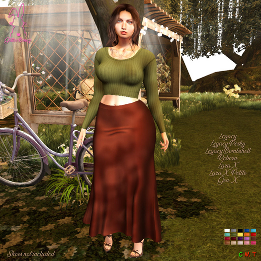 *Glitter Bunny* Dahlia Shirt & Skirt 