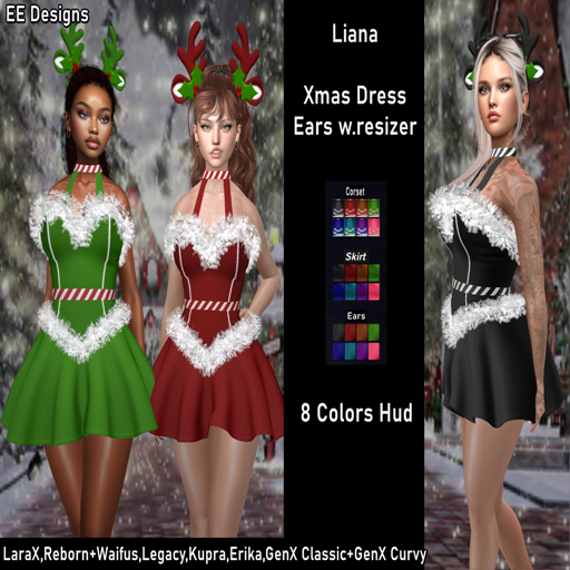 ::.EE.:: Xmas Dress Set *Liana*