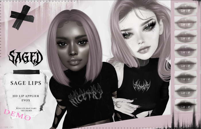 SAGED DEMO. Sage Lips. EVOX HD