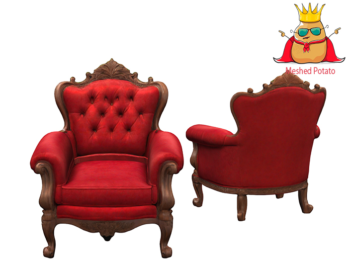 Meshed Potato - Victorian Red Chair Full Perm
