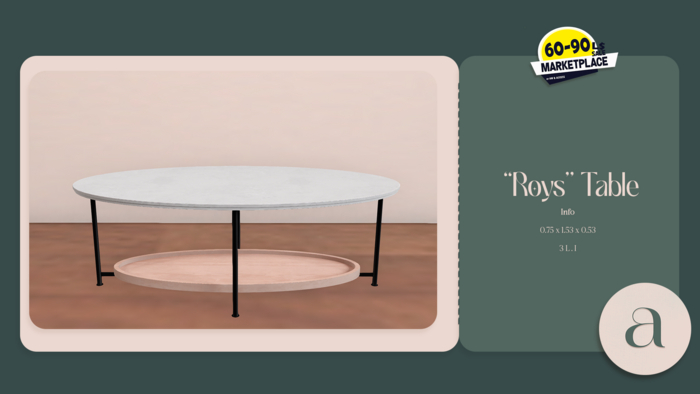 Ambice ~ "Roys'' Coffee Table  (ADD)