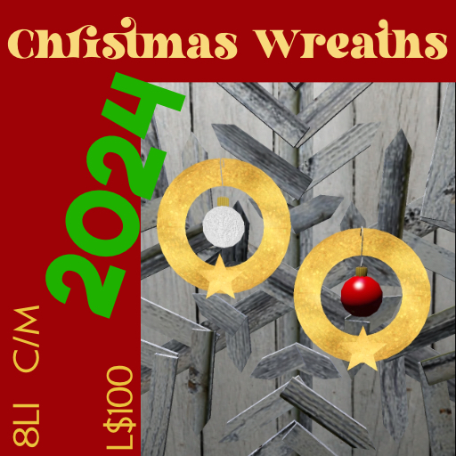 Gold Xmas Wreaths 2024