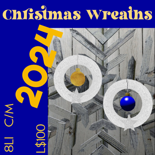 Silver Xmas Wreaths 2024