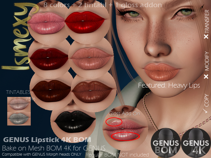 [Is] GENUS Morph Lips 4K BOM