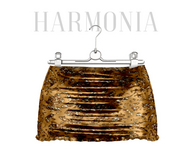 Gold Christmas Iggy Skirt Reborn