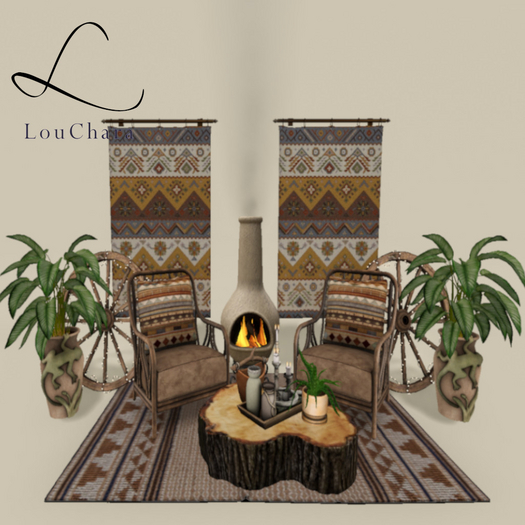 LouChara Inez Patio Set 