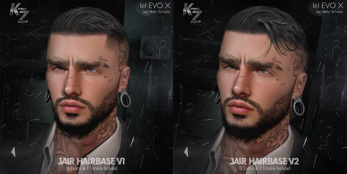 KARMAZZ Jair Hairbase V1 & V2 - EVOX - FATPACK