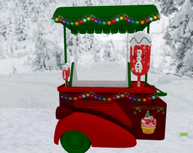 @MA@  Christmas Snowman Ice Cream  machine