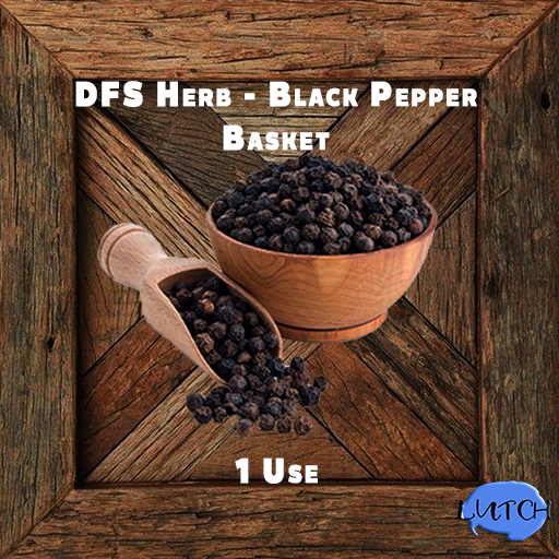 DFS Herb - Black Pepper Basket  x10 (bulk)