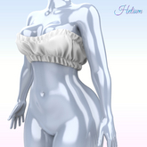 White Telia Top Reborn Juicy