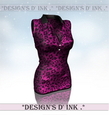 Bellena Dress Leopard Purple