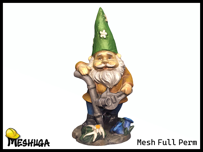 Meshuga Banxi the Garden Gnome FULL PERM MESH