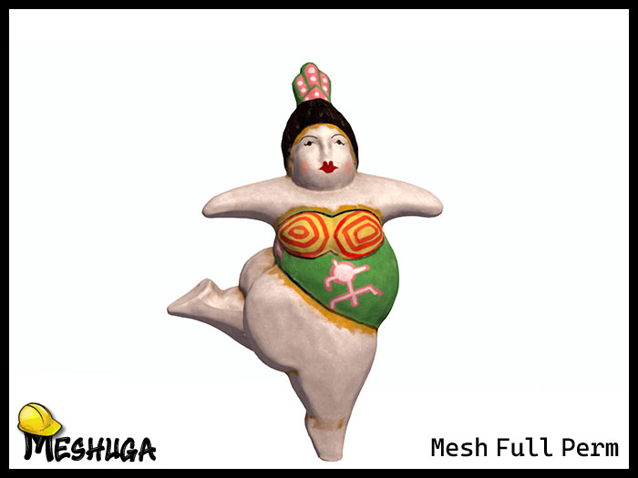 Meshuga Chubby Ballerina Statue FULL PERM MESH