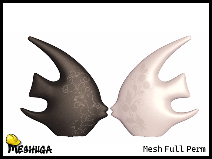 Meshuga Ceramic Fish Figurines FULL PERM MESH