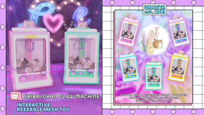 .W. Shiba-Chan Claw Machine - YELLOW [Add!]