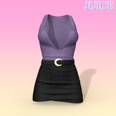 Purple Black Swirl Dress Perky