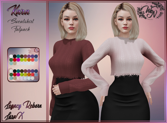 .:WoN:.Kara sweatshirt FATPACK