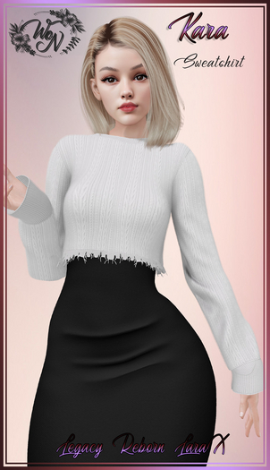 .:WoN:.Kara sweatshirt white