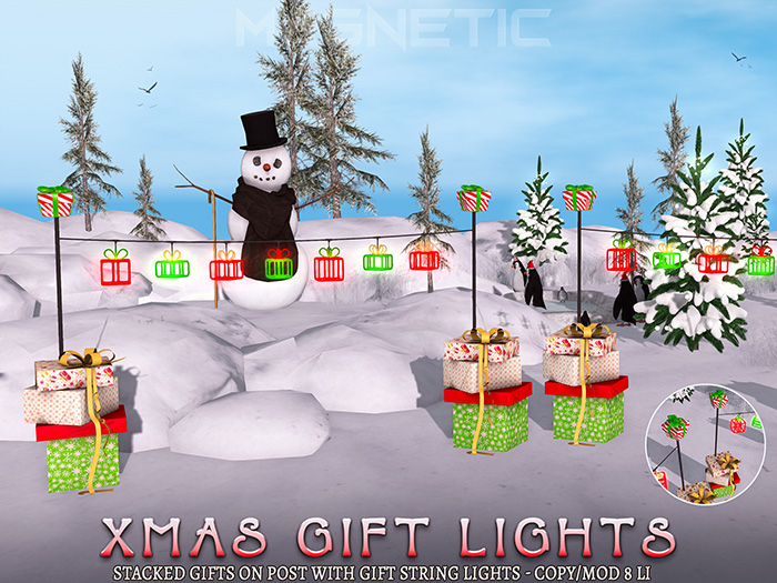 Magnetic - Xmas Gift Lights