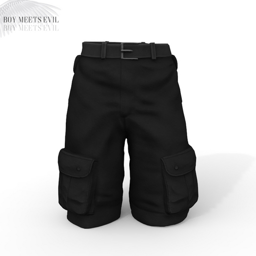 Black Cargo Shorts Belleza Jake