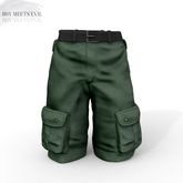 Green Cargo Shorts Belleza Jake