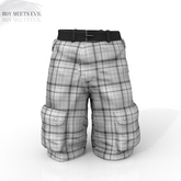 Plaid Cargo Shorts Belleza Jake