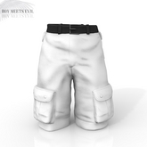 White Cargo Shorts Belleza Jake