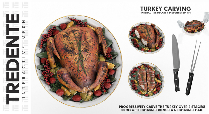Tredente // Interactive Turkey Carving (Packed)
