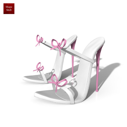 Pink White Minji Heels Legacy