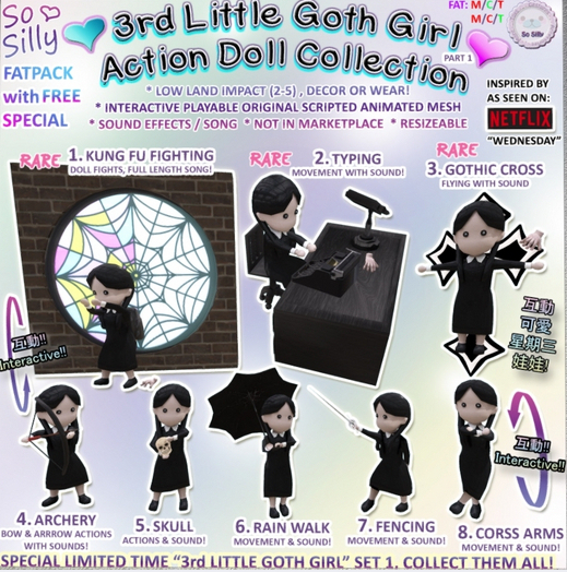 02. So Silly Little Goth Girl Collection 1 - TYPING RARE