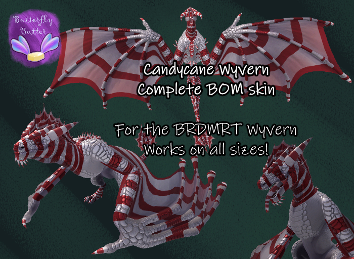 ~:;Butterfly Butter:;~ Candycane Wyvern