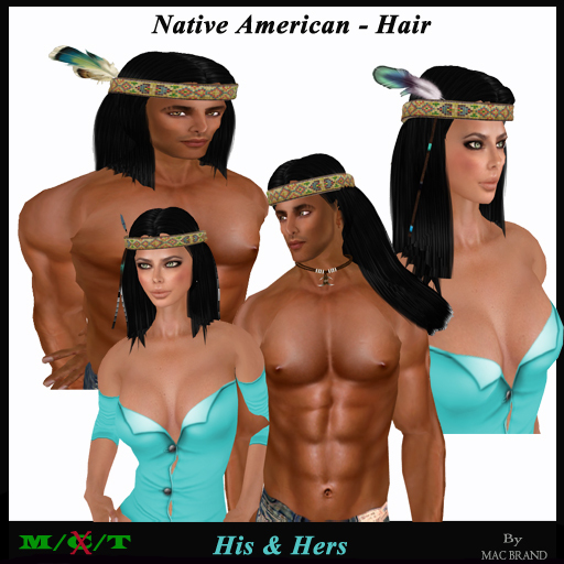 Native American hair / his & hers
