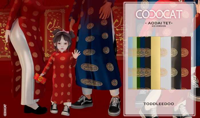 .cococat. Aodai Tet (Kid) - Fatpack