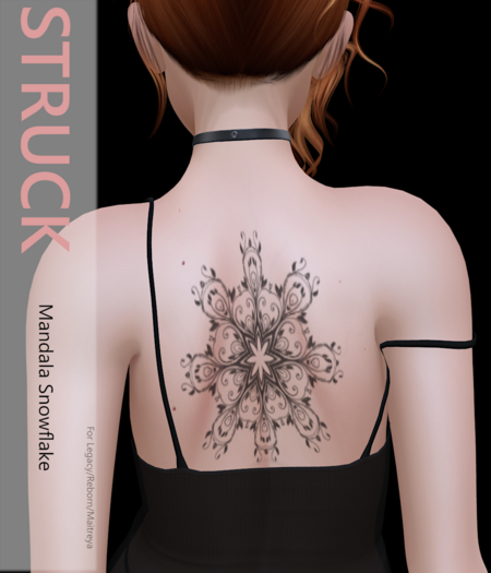::STRUCK::Mandala Snowflake Tattoo