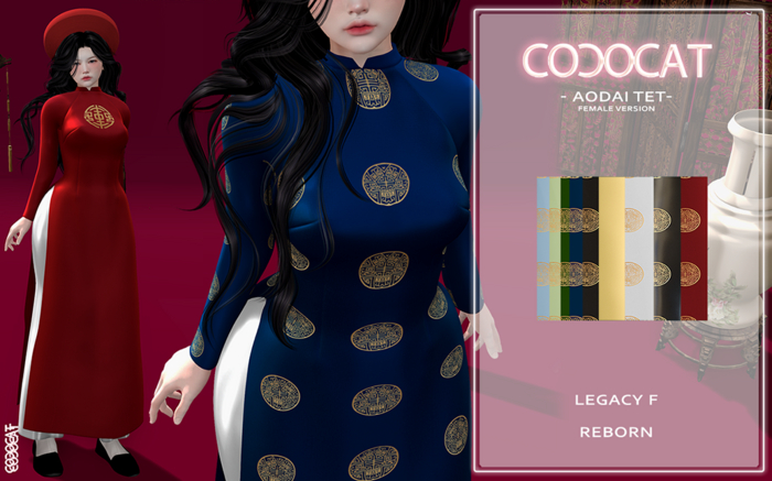 .cococat. Aodai Tet (Female) - Fatpack