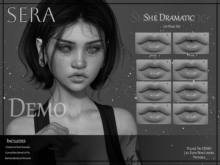 Sera - She Dramatic - Lip Pout Set DEMO