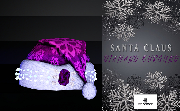 KARACA -SANTA CLAUS -DIAMAND BURGUND