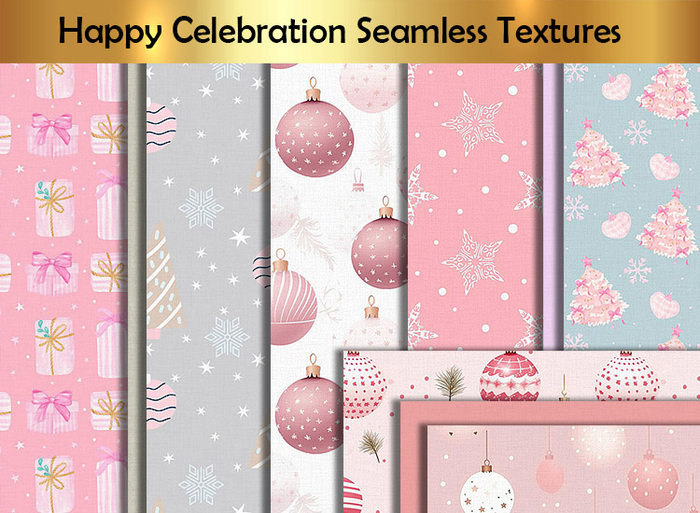 Happy Celebration Seamless Textures