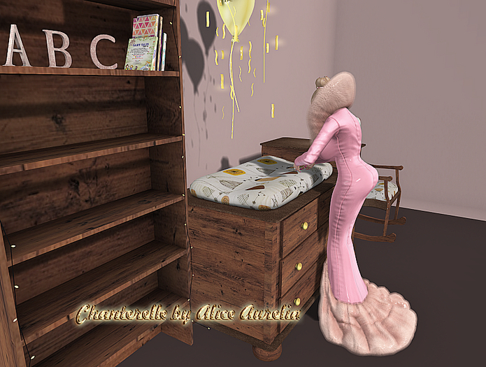 9. * rojo - Baby Room Changing Table animated