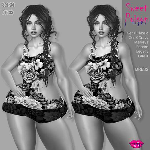 Sweet Poison set 34 - Dress - DEMO 