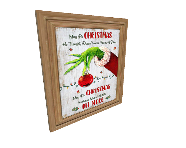 Christmas Grinch Sign