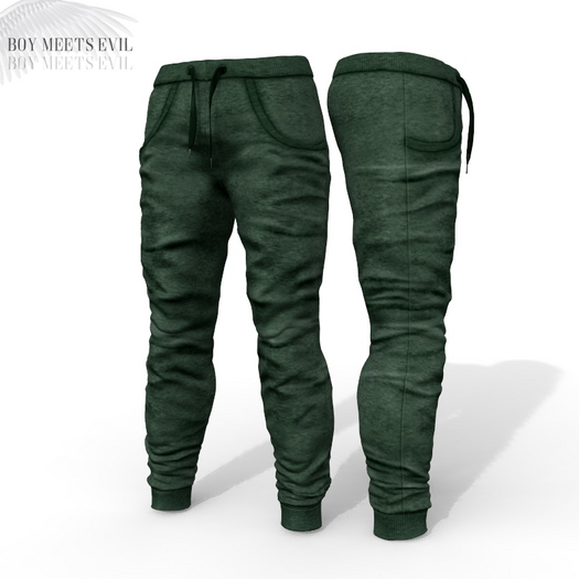 Olive Jogger Pants Signature Gianni