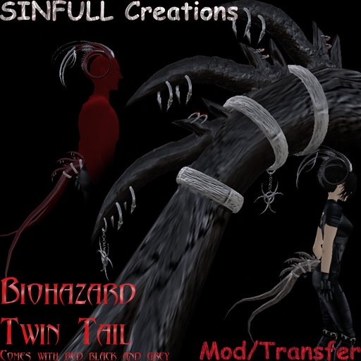 Sinfull Biohazard Twin Tail