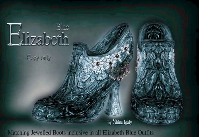 Elizabeth Blue Boots