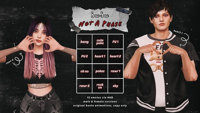 Sari-Sari - Not A Phase (Emotes)