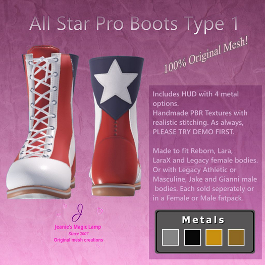 All Star Boots (F)  Fatpack - boxed