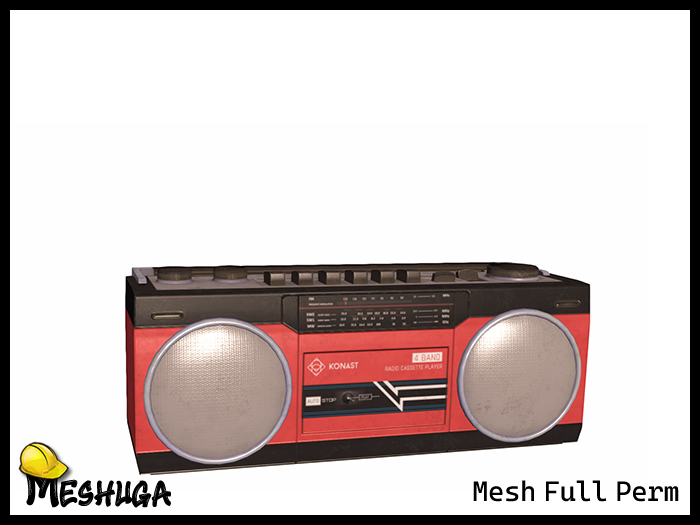 Meshuga Retro BoomBox FULL PERM MESH